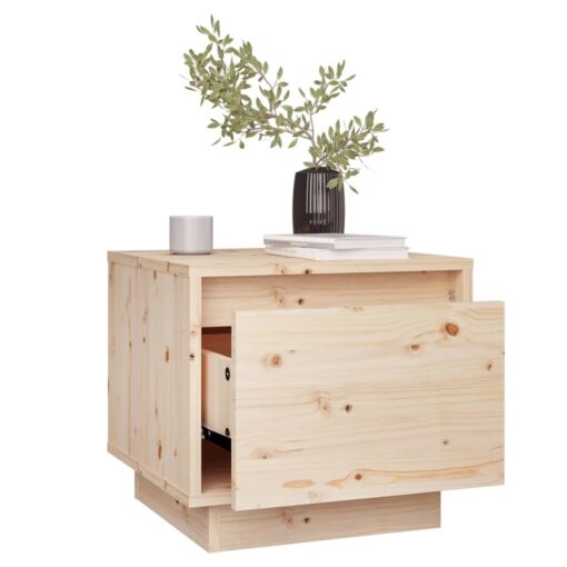 Bedside Cabinets 2 pcs 35x34x32 cm Solid Wood Pine - Image 2