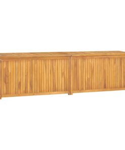 vidaXL Garden Box 200x50x55 cm Solid Wood Teak