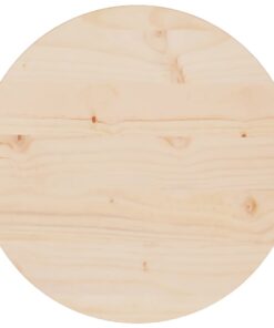 vidaXL Table Top Ø40x2.5 cm Solid Wood Pine