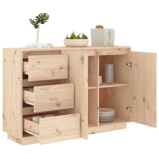 Sideboard 111x34x75 cm Solid Wood Pine - Image 2