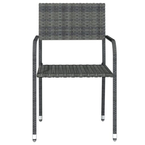  5 Piece Garden Dining Set Grey