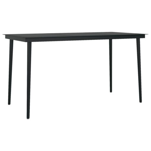 vidaXL 7 Piece Garden Dining Set Grey - Image 3