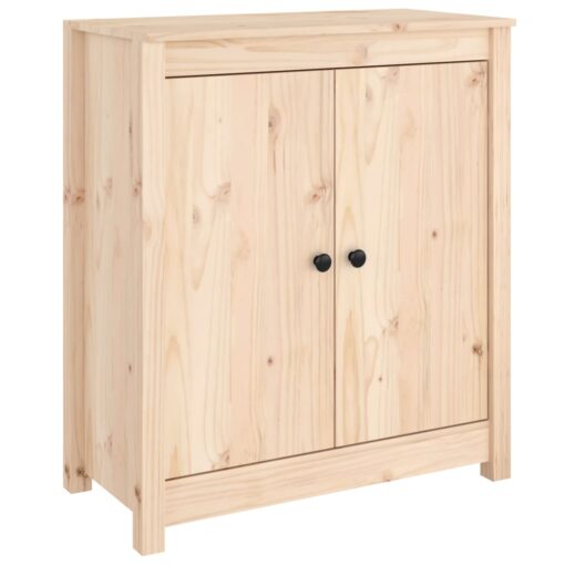 vidaXL Sideboards 2 pcs 70x35x80 cm Solid Wood Pine - Image 2