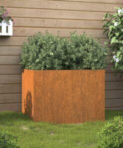 vidaXL Planter 62x47x46 cm Corten Steel