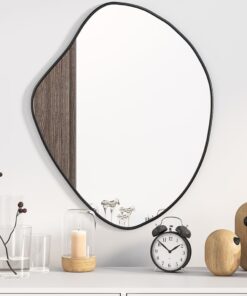 vidaXL Wall Mirror Black 60x50 cm