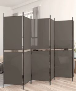 vidaXL 6-Panel Room Divider Anthracite 300x200 cm Fabric