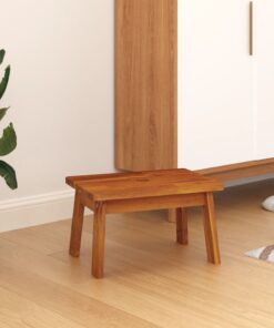 vidaXL Step Stool 38x26x22 cm Solid Wood Acacia