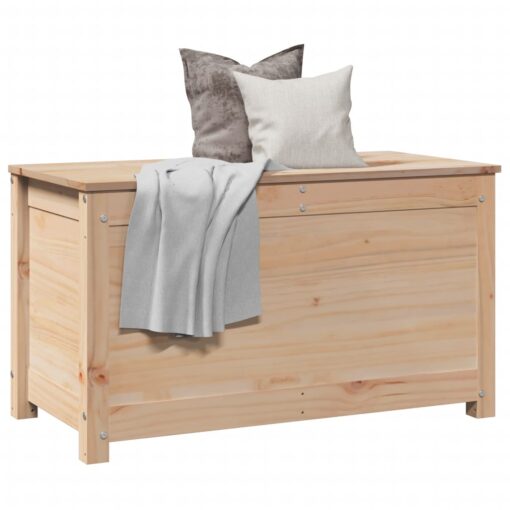 Storage Box 80x40x45.5 cm Solid Wood Pine - Image 2