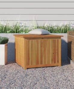 vidaXL Garden Storage Box 75x75x58 cm Solid Wood Acacia