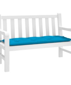 vidaXL Garden Bench Cushion Light Blue 120x50x7cm Oxford Fabric