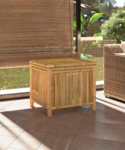 vidaXL Garden Storage Box 60x52x55cm Bamboo