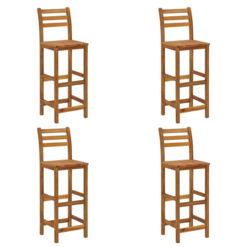 5 Piece Garden Bar Set Solid Wood  Acacia - Image 3