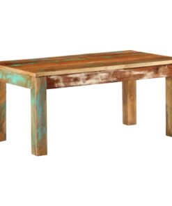 vidaXL Coffee Table 100x55x45 cm Solid Wood Reclaimed