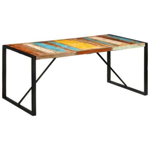 vidaXL Dining Table 175x90x76 cm Solid Wood Reclaimed