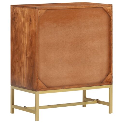 vidaXL Sideboard 60x35x75 cm Solid Wood Acacia - Image 3