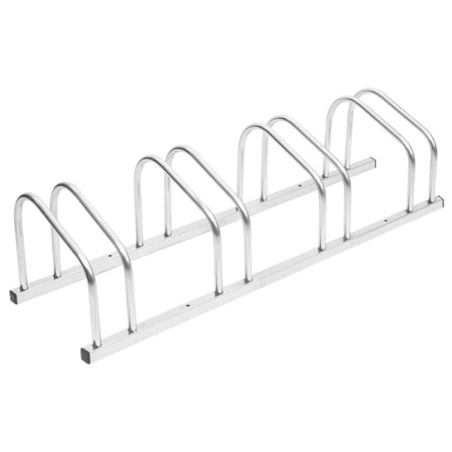 vidaXL Bike Rack for 4 Bikes Galvanised Steel