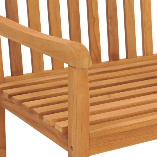 4 Piece Garden Dining Set Solid Wood Teak - Image 3