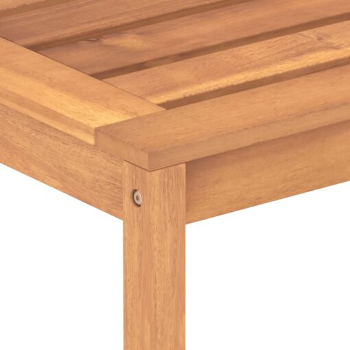  4 Piece Garden Dining Set Solid Wood Teak - Image 3