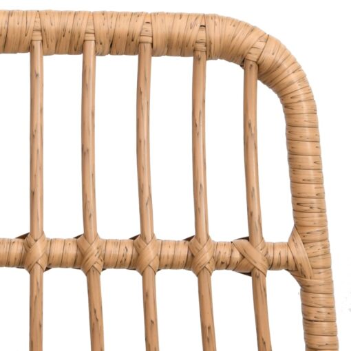  3 Piece Garden Dining Set Poly Rattan - Image 4