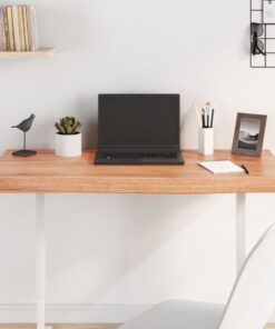vidaXL Table Top Light Brown 100x40x(2-6) cm Treated Solid Wood Oak