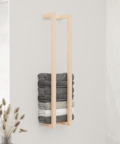 vidaXL Towel Rack 23x18x110 cm Solid Wood Pine