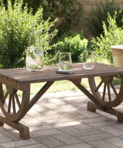 vidaXL Garden Coffee Table 90x50x40 cm Solid Wood Fir