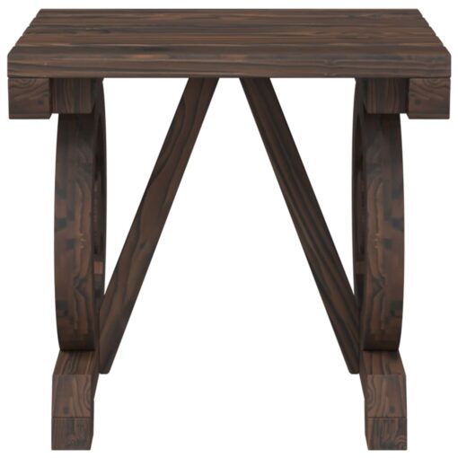 Garden Footstool 40x36.5x38.5 cm Solid Wood Fir - Image 2