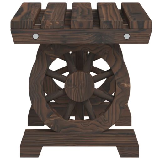 Garden Footstool 40x36.5x38.5 cm Solid Wood Fir - Image 3