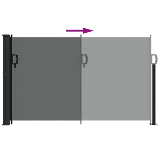 Retractable Side Awning Anthracite 117x300 cm - Image 3