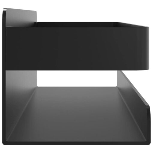Shower Shelf Matt Black 23x6.5x6 cm Brushed 304 Stainless Steel - Image 3