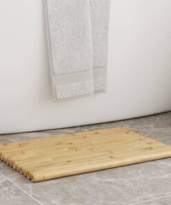 vidaXL Bath Mats 2 pcs 50x35 cm Bamboo