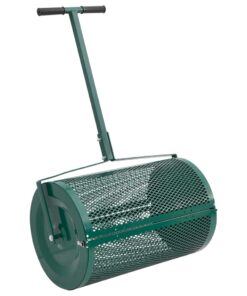 vidaXL Compost Spreader Green Ø40x60 cm Steel