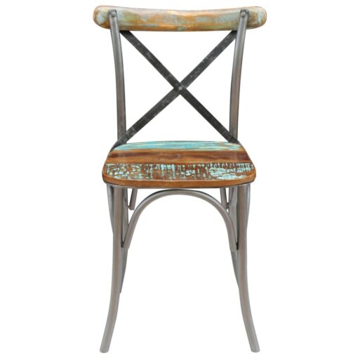 Dining Chairs 2 pcs Solid Reclaimed Wood - Image 5
