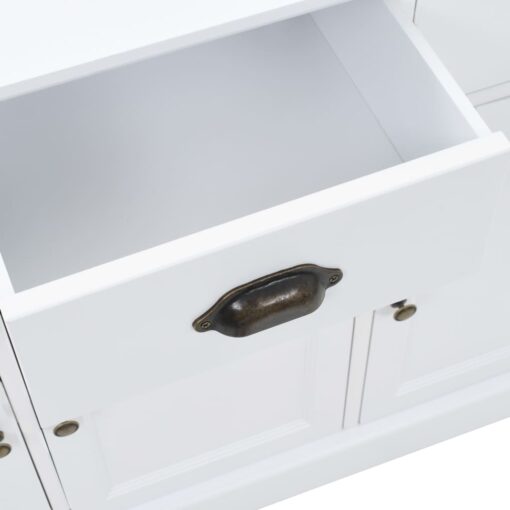 Sideboard with 3 Doors MDF and Pinewood 105x35x77.5 cm - Image 5