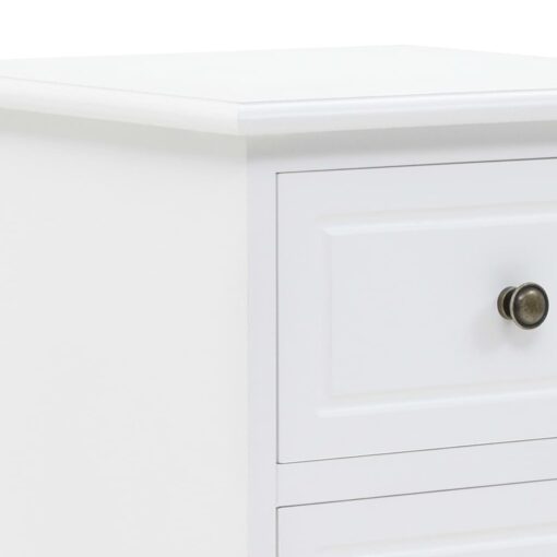 Bedside Cabinet MDF and Pinewood 35x32x59 cm - Image 4