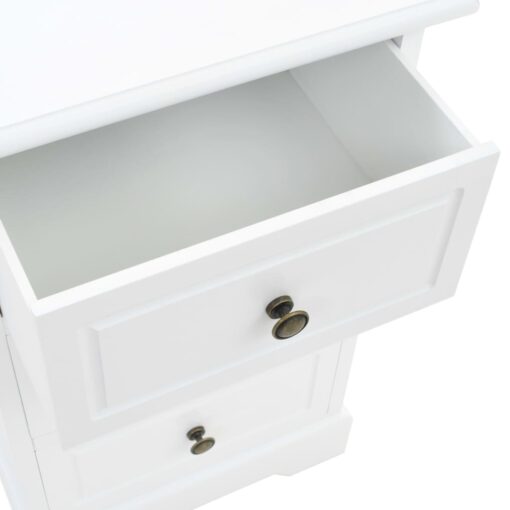 Bedside Cabinet MDF and Pinewood 35x32x59 cm - Image 5