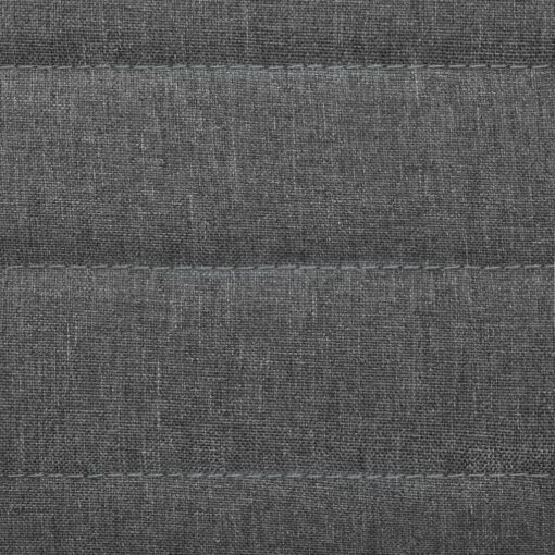 Dining Chairs 4 pcs Light Grey Fabric - Image 4