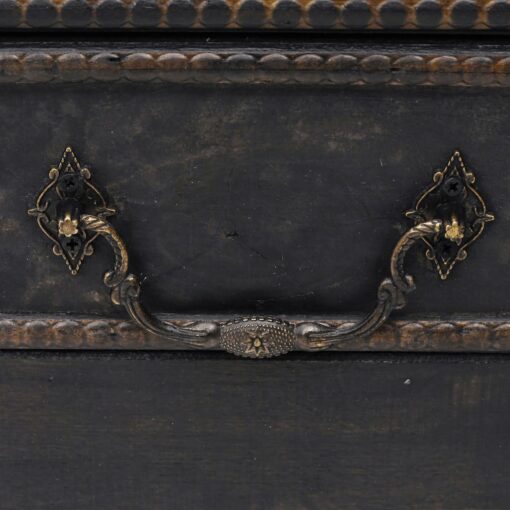 Treasure Chest Wood Black 90x51x42 cm - Image 6