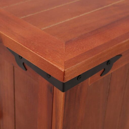 Storage Chest 60x25x22 cm Solid Acacia Wood - Image 7