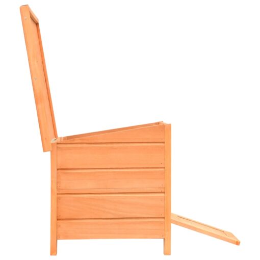 Cat House Solid Pine & Fir Wood 50x46x43.5 cm - Image 4