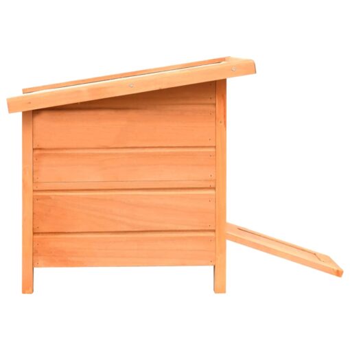 Cat House Solid Pine & Fir Wood 50x46x43.5 cm - Image 5