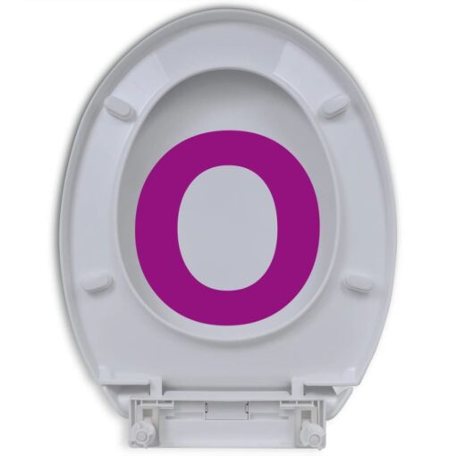 Toilet Seats with Soft Close Lids 2 pcs Plastic White - Image 4