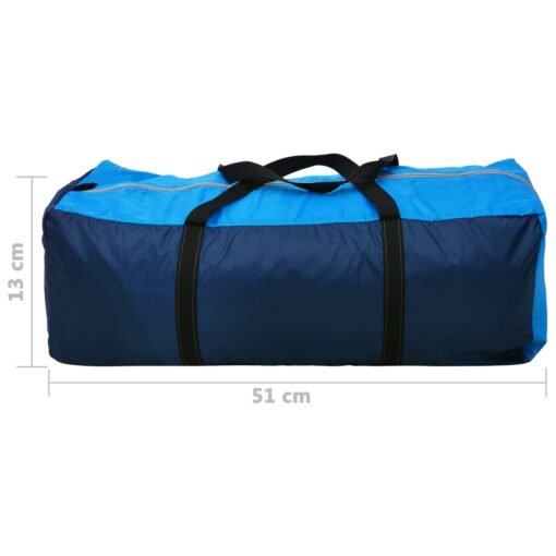 Camping Tent 4 Persons Navy Blue/Light Blue - Image 5