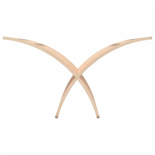 Wooden Magazine Rack Floor Standing Natural - Image 4