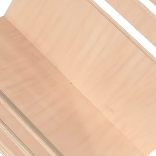 Wooden Magazine Rack Floor Standing Natural - Image 5