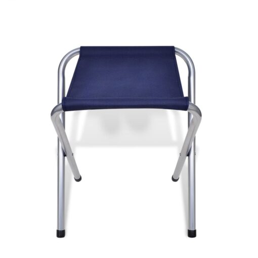 Foldable Camping Table Set with 4 Stools Height Adjustable 120x60cm - Image 5