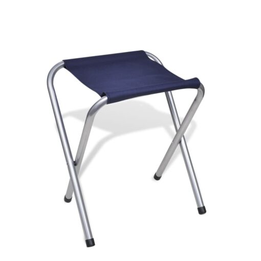 Foldable Camping Table Set with 4 Stools Height Adjustable 120x60cm - Image 6