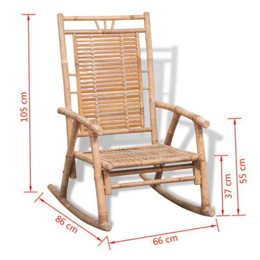 Rocking Chair Bamboo - Image 7