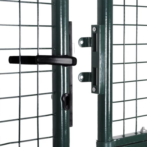 Double Door Fence Gate Powder-Coated Steel - Image 6