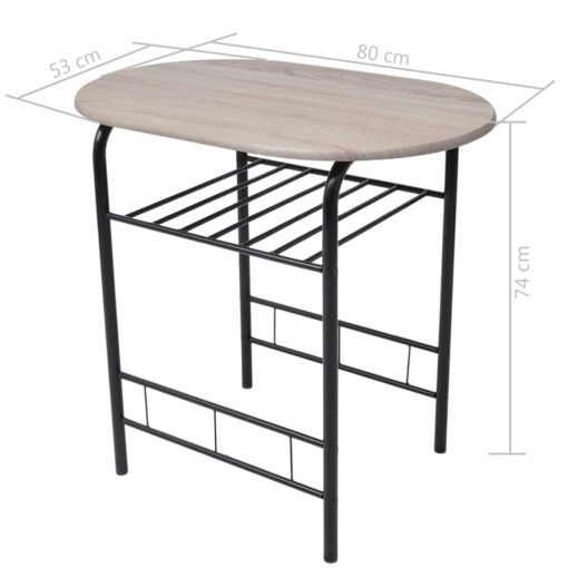 Breakfast Bar Set MDF - Image 5